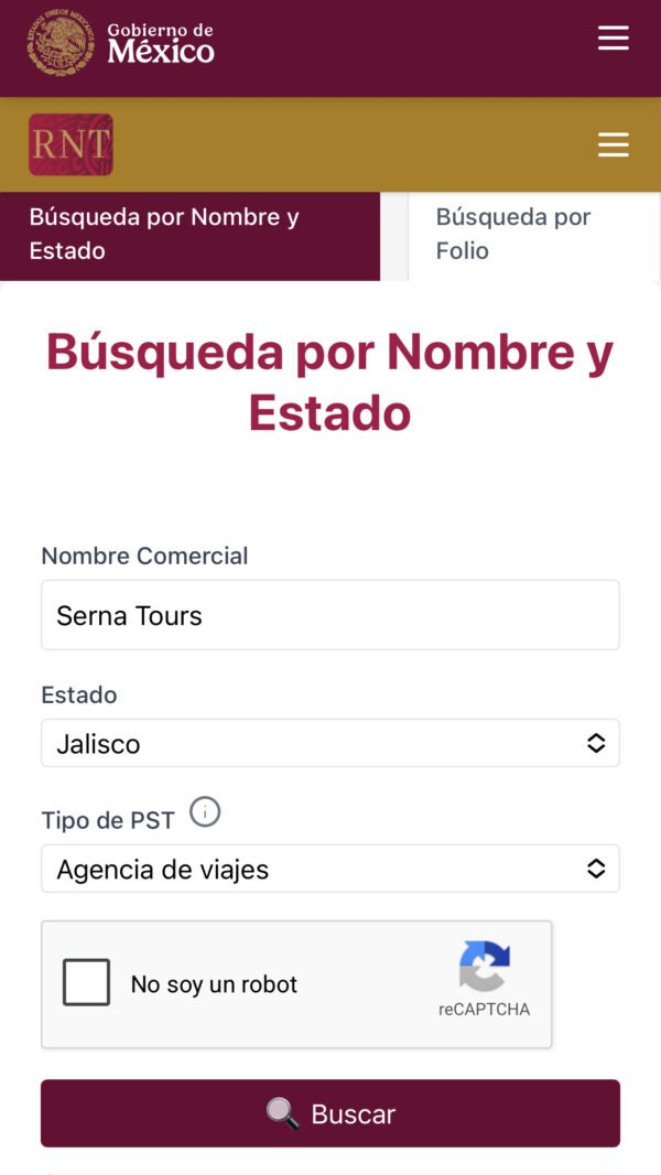 Secretaria de Turismo del gobierno de México